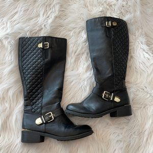 Black riding boots!